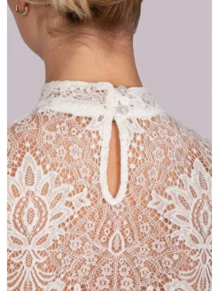 Dirndlbluse Sissi creme in weiß