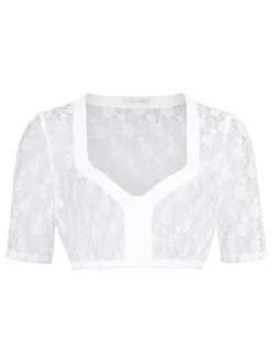 Dirndlbluse "Susi" in Weiß