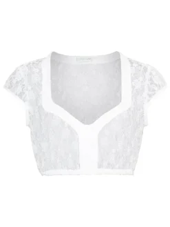 Dirndlbluse "Susi" in Weiß