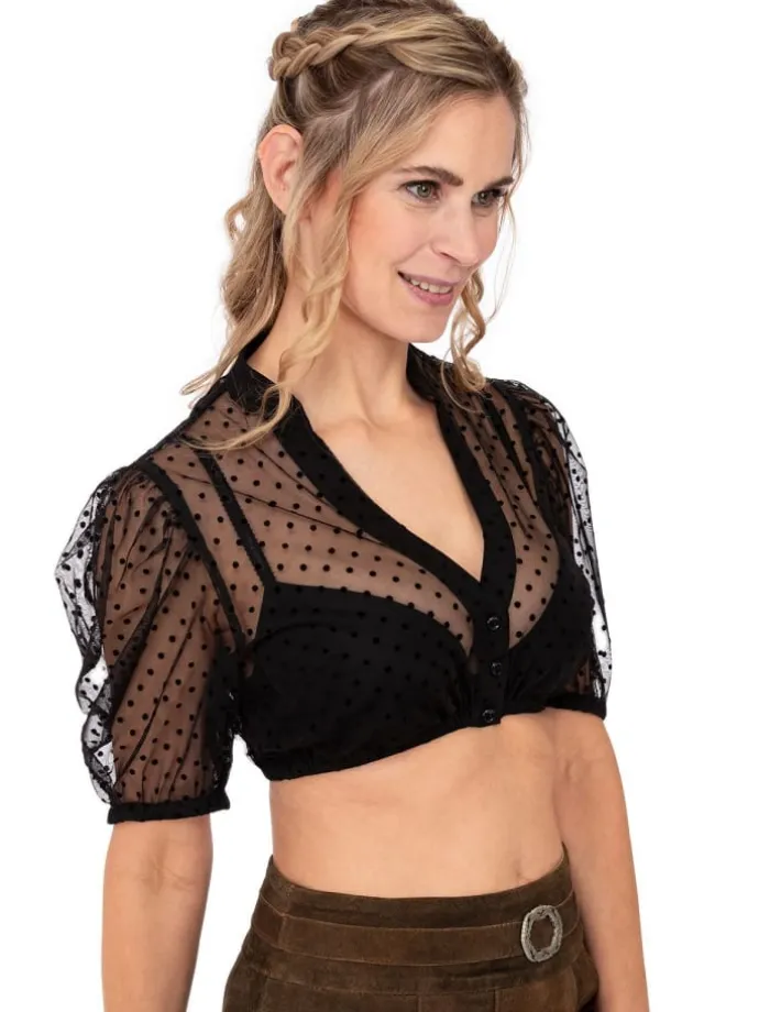 Dirndlbluse ZEITLARN in schwarz