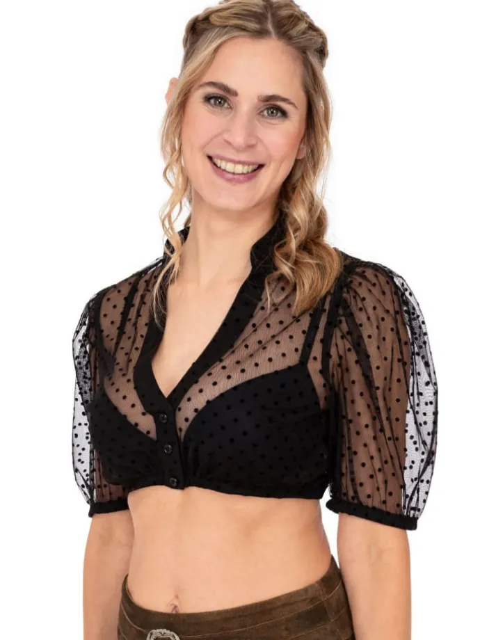 Dirndlbluse ZEITLARN in schwarz