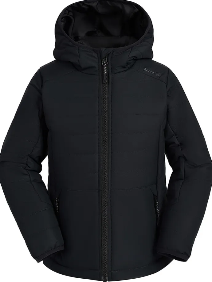 Dünne Ganzjahres-Steppjacke "Neel" in Schwarz