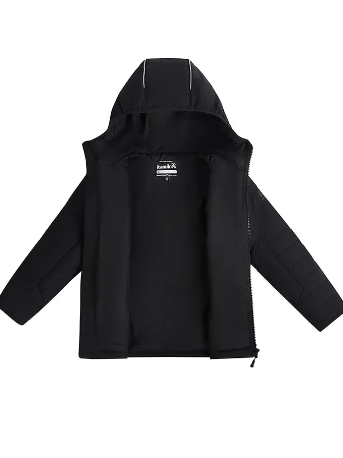 Dünne Ganzjahres-Steppjacke "Neel" in Schwarz