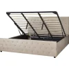 Doppelbett AMIENS in Beige - (W) 191 x (H) 109 x (L) 217 cm