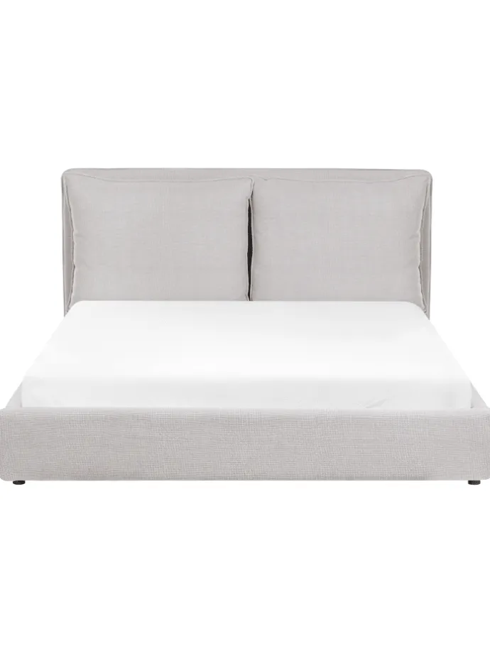 Doppelbett BAJONNA in Grau/Schwarz - (W) 180 x (H) 94 x (L) 235 cm
