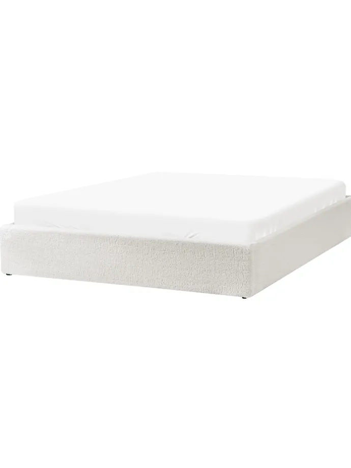 Doppelbett DINAN in Weiß - (W) 167 x (H) 31 x (L) 214 cm