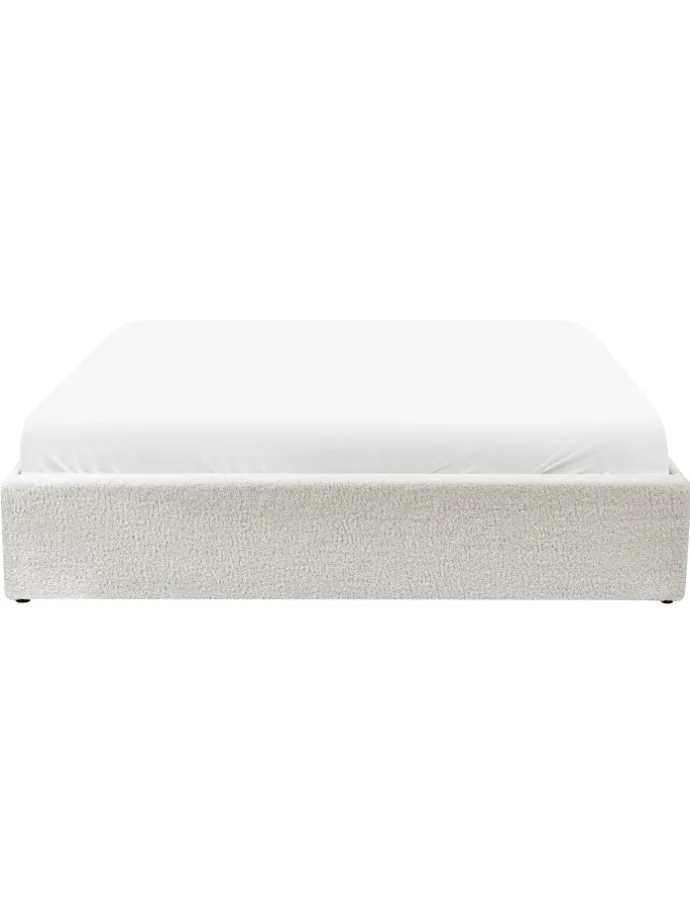Doppelbett DINAN in Weiß - (W) 167 x (H) 31 x (L) 214 cm