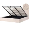 Doppelbett NANTERRE in Beige - (W) 187 x (H) 104 x (L) 215 cm