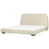 Doppelbett ROISEL in Beige/Schwarz - (W) 181 x (H) 101 x (L) 226 cm