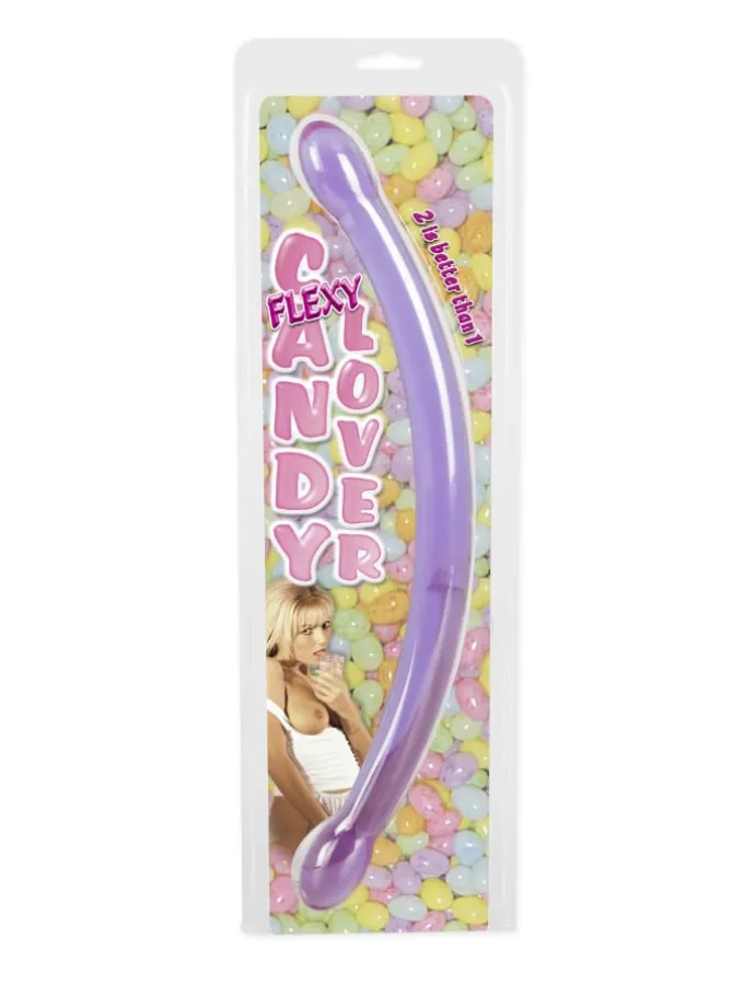 Doppeldildo Candy Flexy Lover in lila