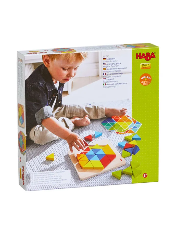 3D-Puzzle Legespiel Zauberdreiecke in mehrfarbig