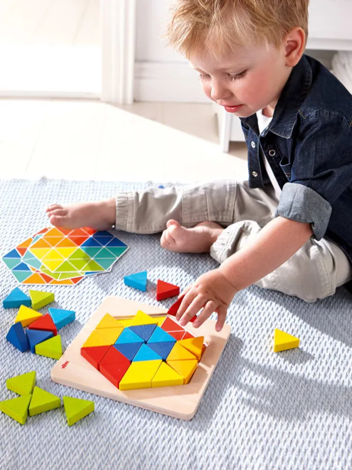 3D-Puzzle Legespiel Zauberdreiecke in mehrfarbig