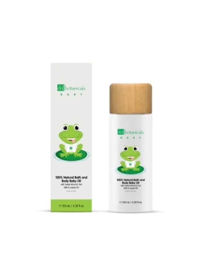 Dr.Botanicals Baby Collection Shampoo and Bath Gel, Body Oil and Milk