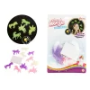 DREAM HORSE Glow in The Dark Shapes Einhorn-Aufkleber (12 Stück) in mehrfarbig