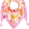 Dreieckstuch "Meerestiere" in Rosa - (L)200 x (B)95 cm