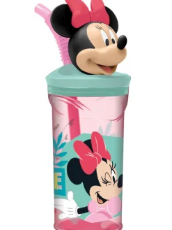 3D-Trinkflasche "Minnie Mouse" in Bunt - 360 ml