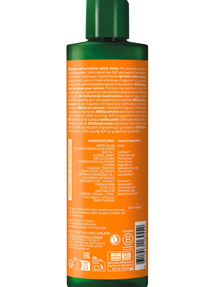Duschcreme "Vitality - Sanddorn", 400 ml