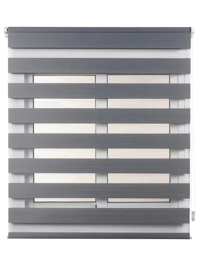 Easyfix-Doppelrollo in Grau
