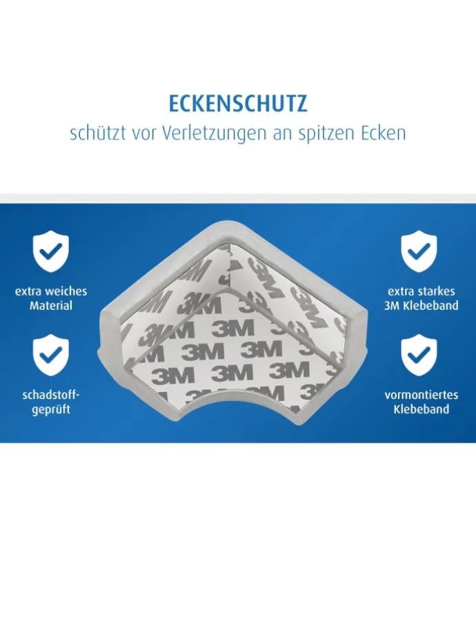 Eckenschutz soft grau in Grau ab 0 Monate