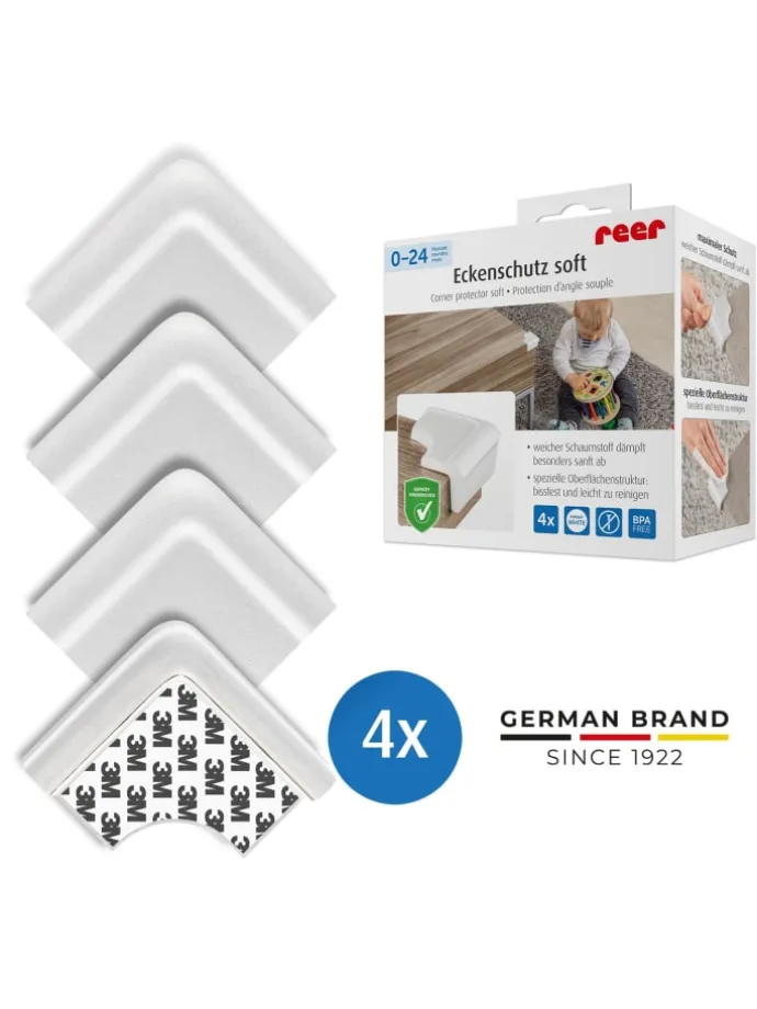 Eckenschutz soft weiß in Weiß ab 0 Monate