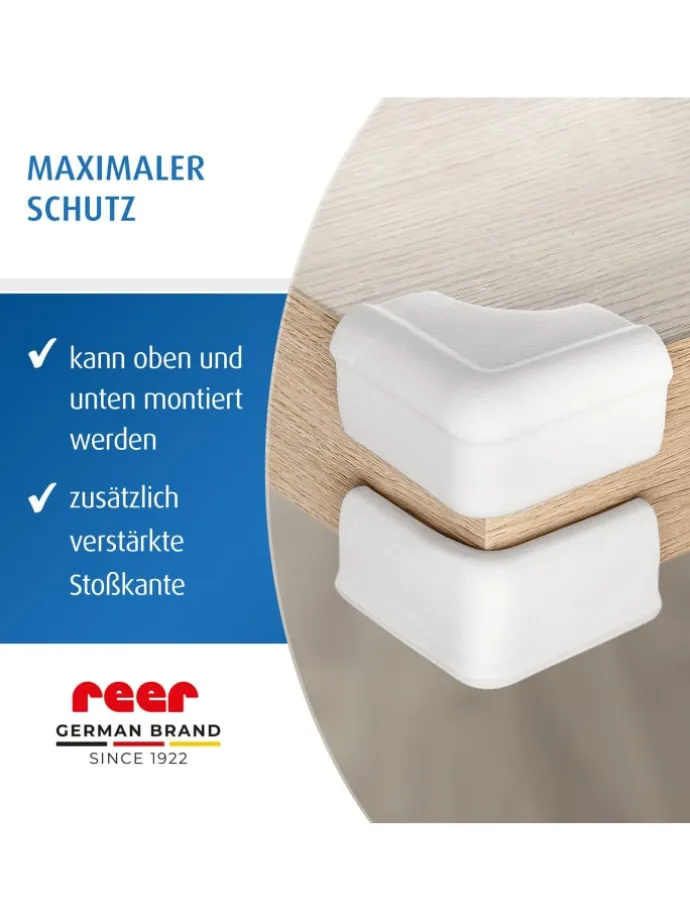 Eckenschutz soft weiß in Weiß ab 0 Monate
