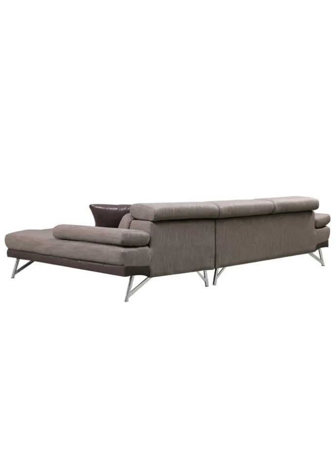 Ecksofa H92, Rechts, braun
