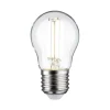 Eco-Line Filament 230V LED Tropfen E27 1er-Set  80 mm 525lm 2,5W 4000K  Klar A
