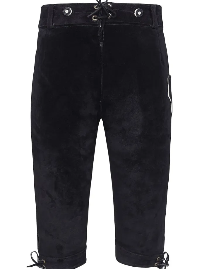 Edelnice Kinder Trachtenlederhose in schwarz