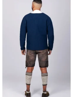 Edelnice Trachten Strickjacke Felix königsblau in blau