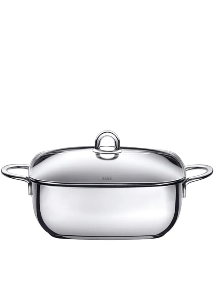 Edelstahl-Bräter "Studio" - (B)28 x (H)10 x (T)28 cm