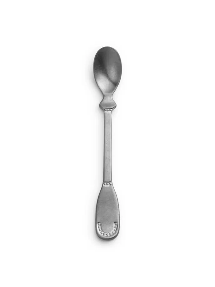 Edelstahl-Fütterlöffel - Antique Silver in Silber
