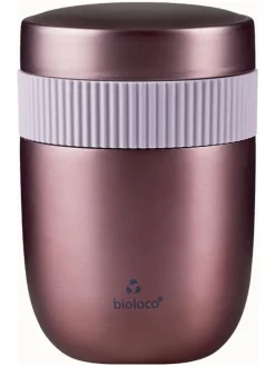 Edelstahl-Lunchbox in Rosa