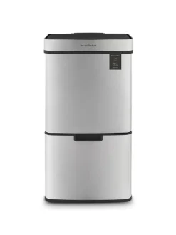 Edelstahl-Recycling-Mülleimer - 69 l