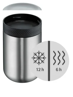 Edelstahl-Thermobehälter ''My2Go'' - (H)18 x Ø 9,5 cm