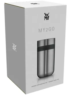 Edelstahl-Thermobehälter ''My2Go'' - (H)18 x Ø 9,5 cm