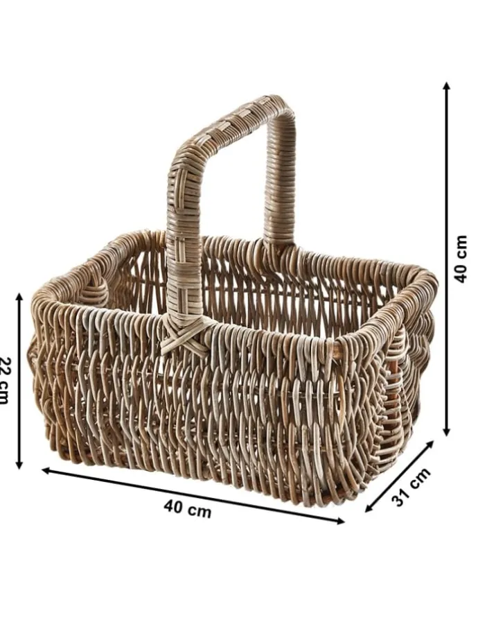 Einkaufskorb ETTA25 in Braun