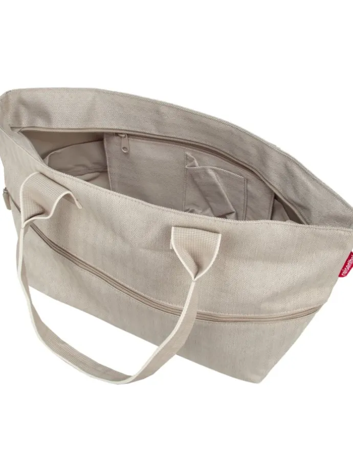Einkaufstasche shopper e1 in Herringbone Sand