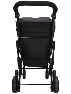 Einkaufstrolley in Schwarz - (B)60 x (H)113 x (T)40 cm