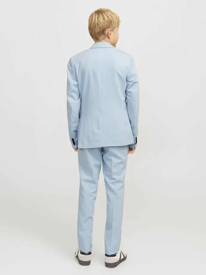 Einreihiger Blazer in Chambray Blue
