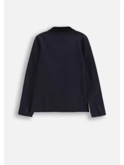Einreihiger blazer in dunkelblau