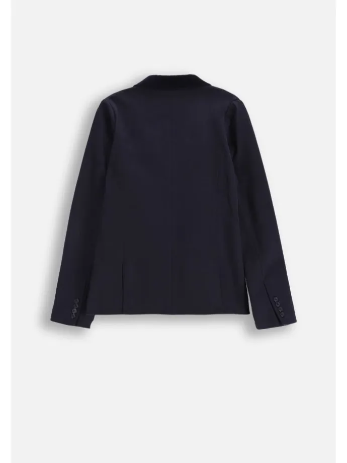 Einreihiger blazer in dunkelblau