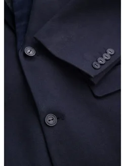 Einreihiger blazer in dunkelblau