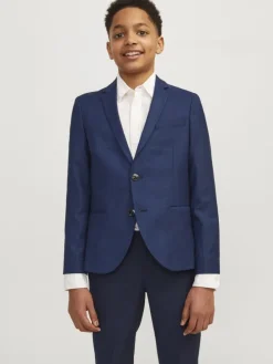 Einreihiger Blazer in Medieval Blue