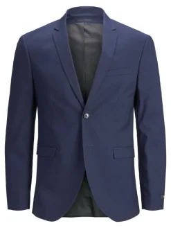 Einreihiger Blazer in Medieval Blue