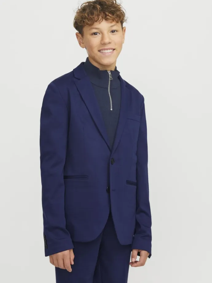 Einreihiger Blazer in Medieval Blue