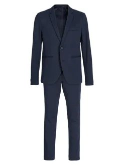 Einreihiger Blazer und Hose in Dark Navy