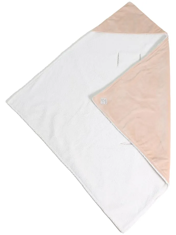 Einschlagdecke "Winter Wrap" in Beige - (L)85 x (B)85 cm