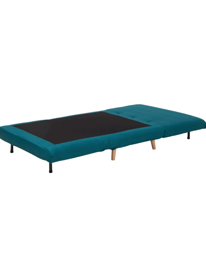 Einzelsofa SETTEN in Blau/Braun - (W) 104 x (H) 82 x (L) 90 cm