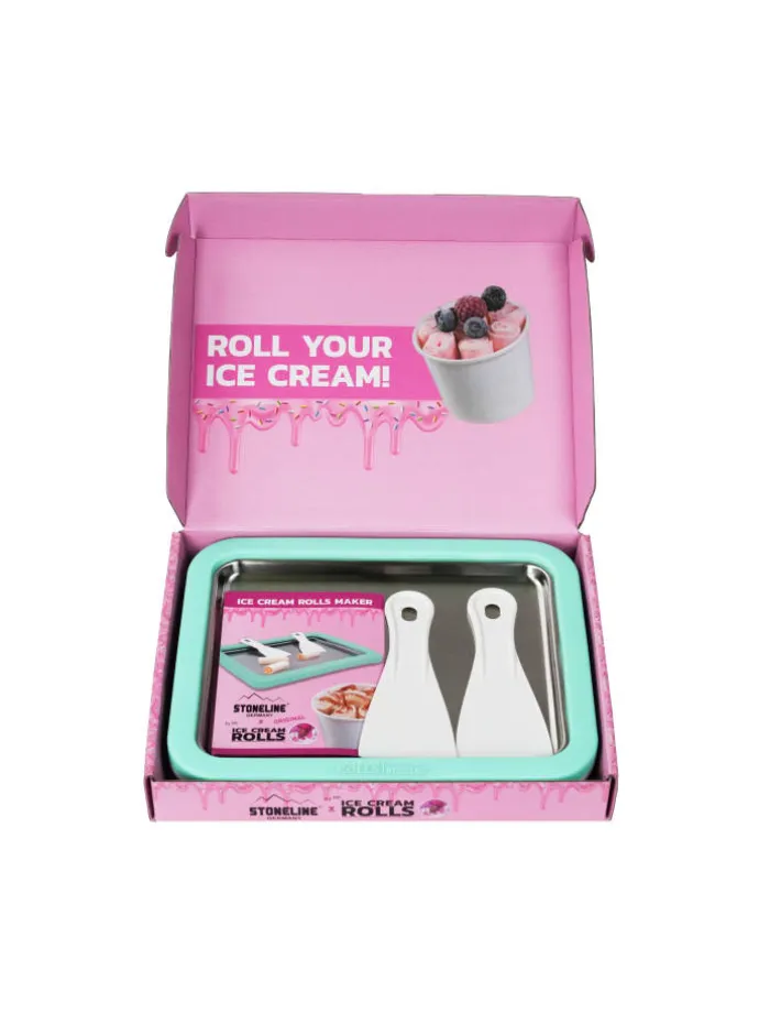 Eisplatte für Hausgemachte Eiscreme Speiseeis in Mint