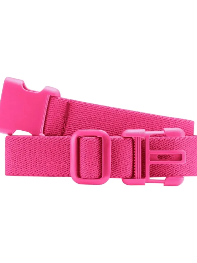 Elastik-Gürtel Schließe uni in Pink